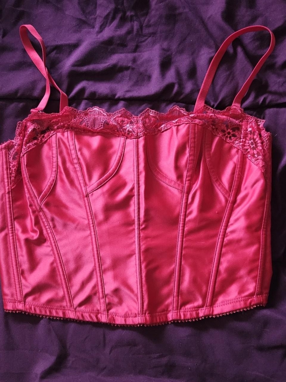 Savage x Fenty Mosaic Lace Bustier
